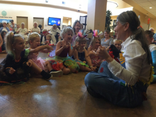 engaging seniors and children