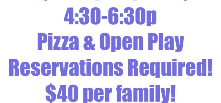 Summer Pizza Party & Open Play